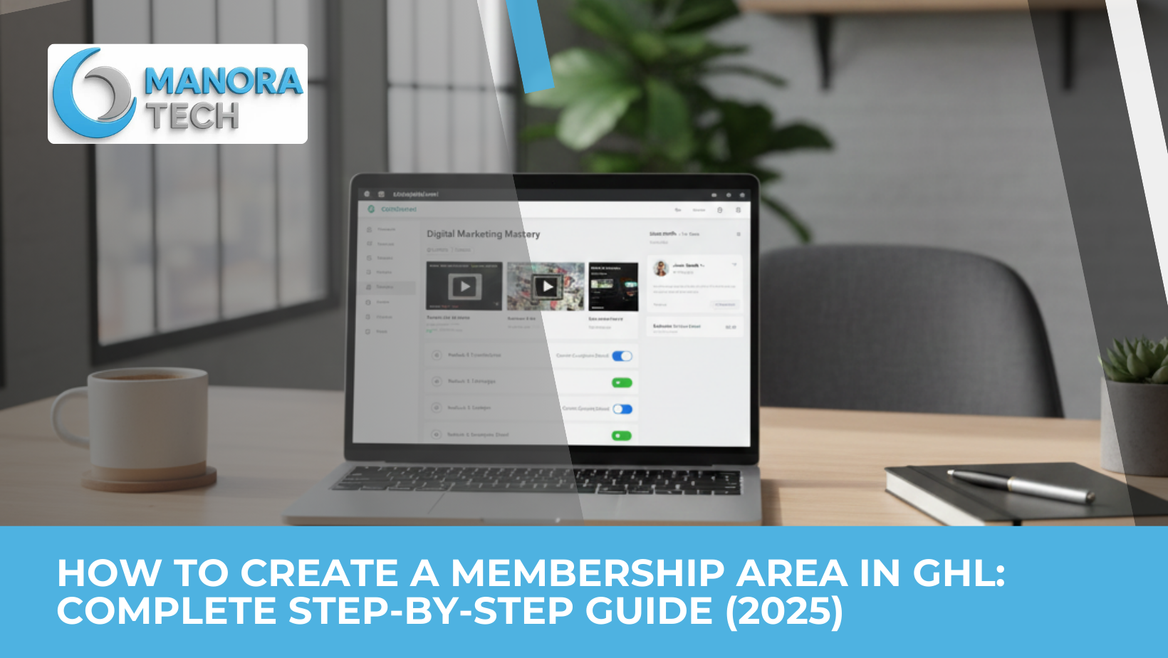 how to create a membership area in ghl dashboard interface